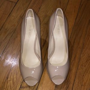 Cream Nine West heels
